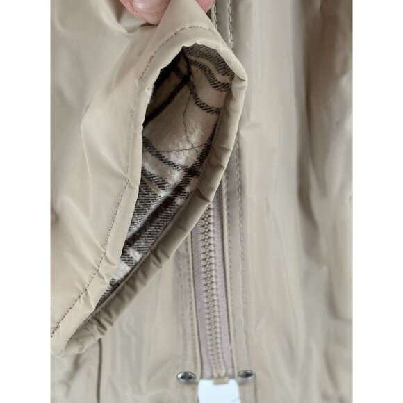 Misty Harbor Men's Any Weather Slicker Jacket Hood Flannel Lined Pockets Small - Picture 7 of 14